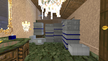 View of the bathroom/crimes from the door. View of the bathroom/crimes from the door.